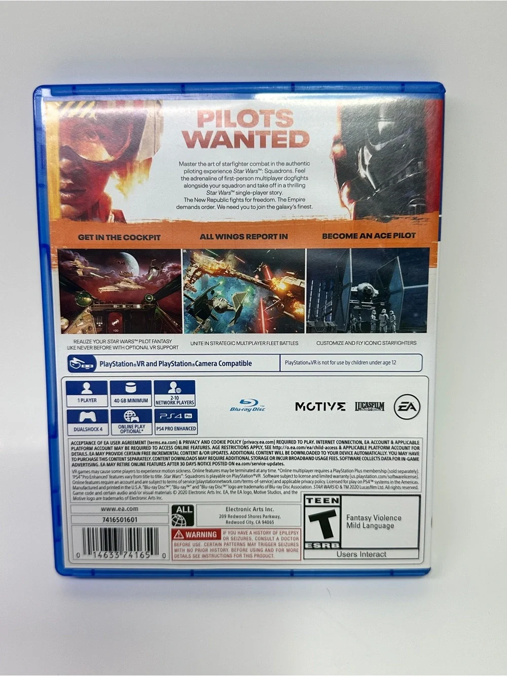 Sony PS4 Star Wars: Squadrons - Blue Case